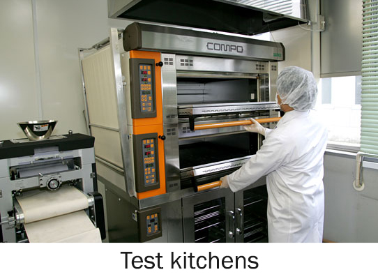 test kitchens